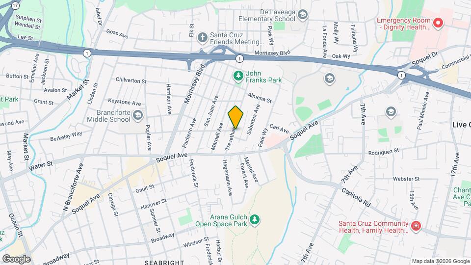 148 Trevethan Ave Mapa y Detalles de la Ubicación