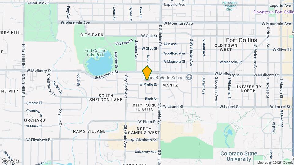 1144 W Myrtle St Map and Location Details