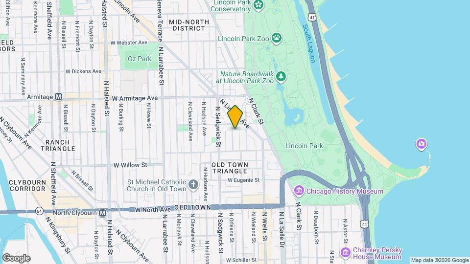1841 N Orleans St Mapa y Detalles de la Ubicación