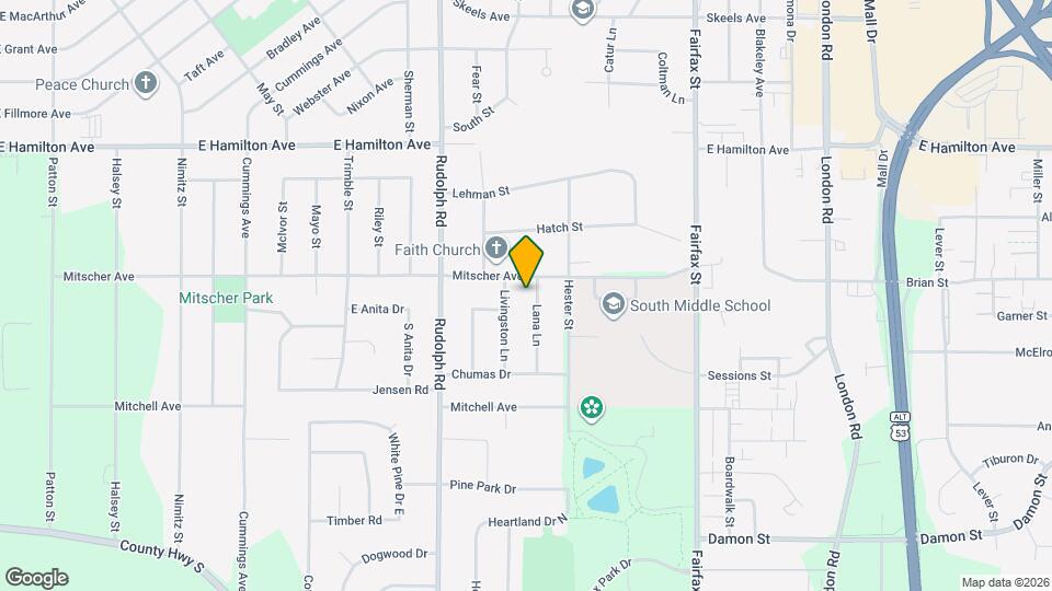 3516 Lana Ln Map and Location Details