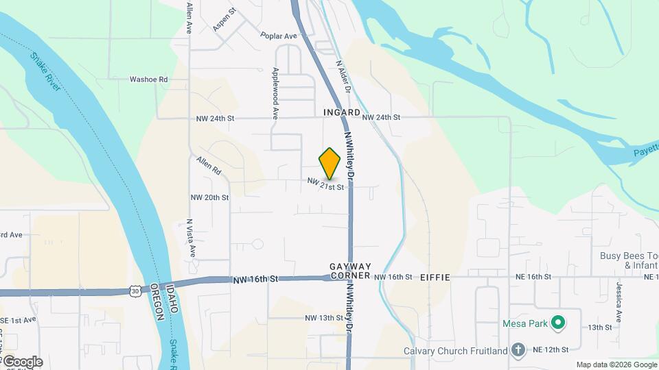 817 NW 21st St Map and Location Details