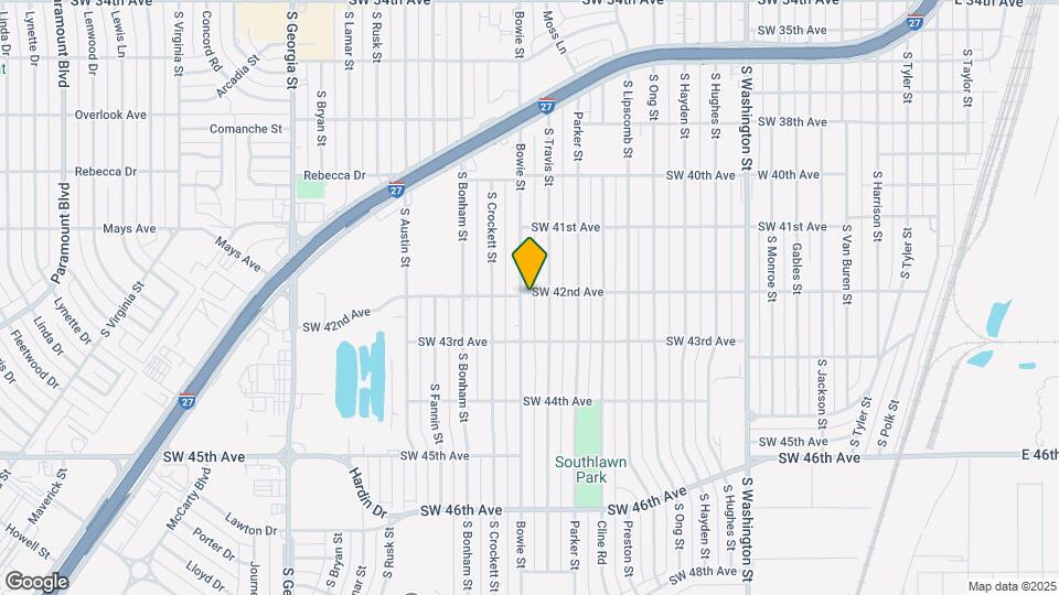 4201 S Bowie St Map and Location Details