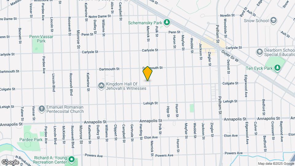 4010 Merrick St Map and Location Details