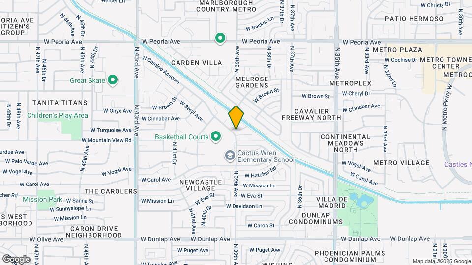 3902 W Camino Acequia Map and Location Details