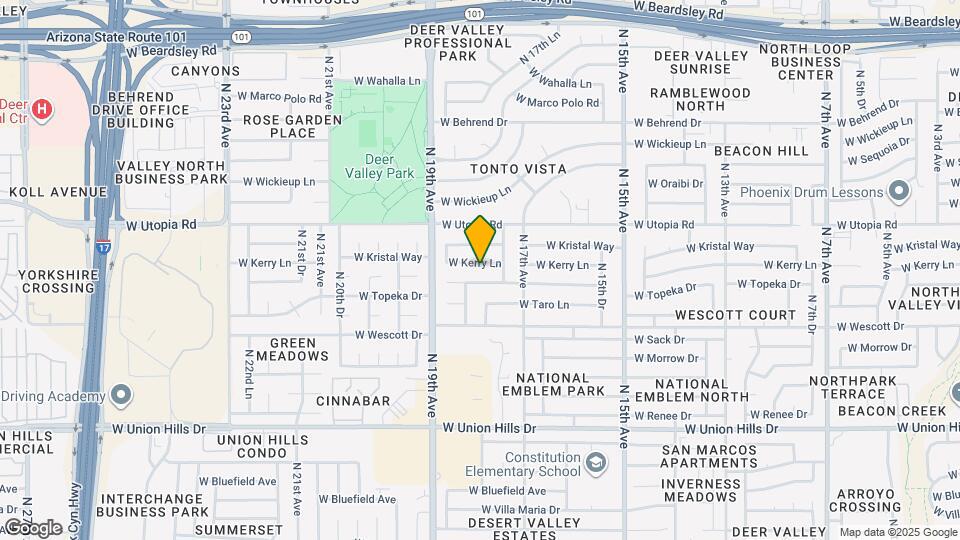 1803 W Kerry Ln Map and Location Details