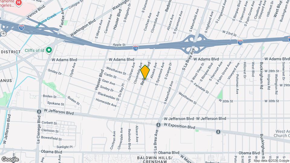 2700 S Redondo Blvd Mapa y Detalles de la Ubicación
