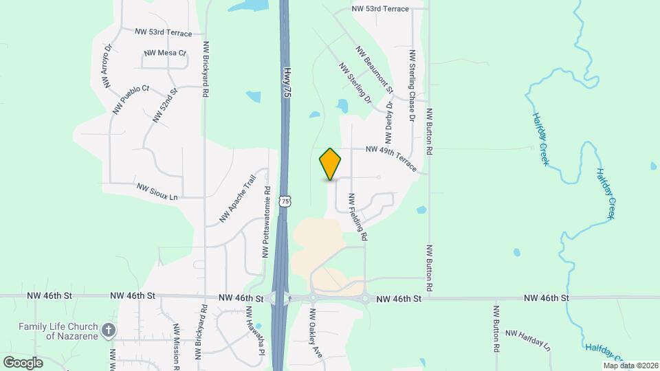 4849 NW Astor Park Dr Map and Location Details