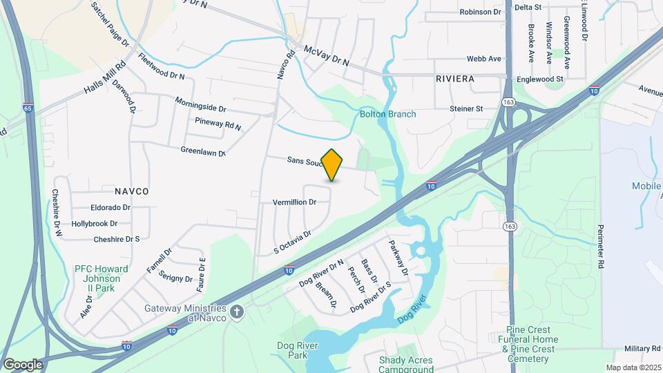 1571 E Octavia Dr Map and Location Details