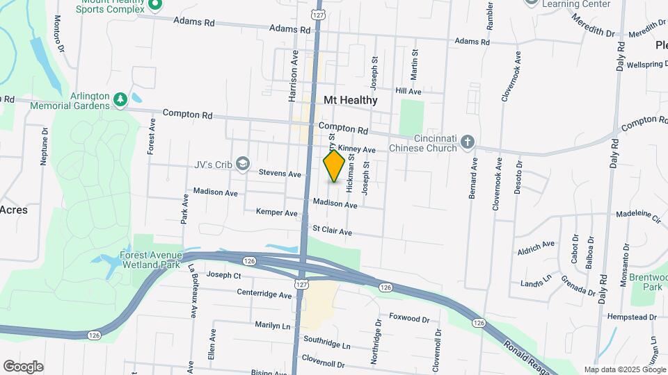 7360 Perry St Map and Location Details