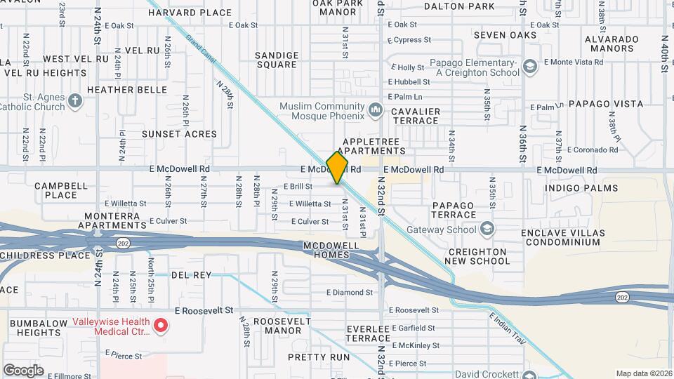 3037 E Brill St Map and Location Details