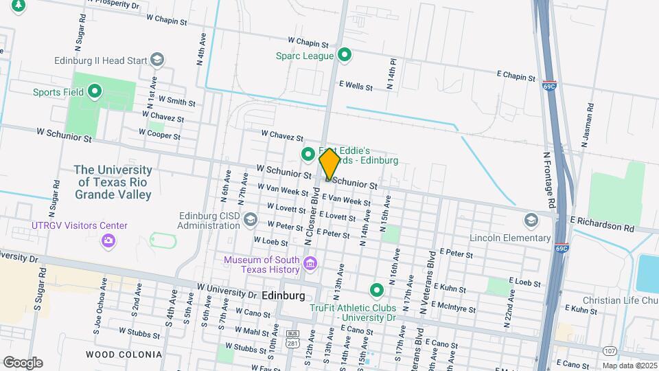 120 E Schunior St Map and Location Details