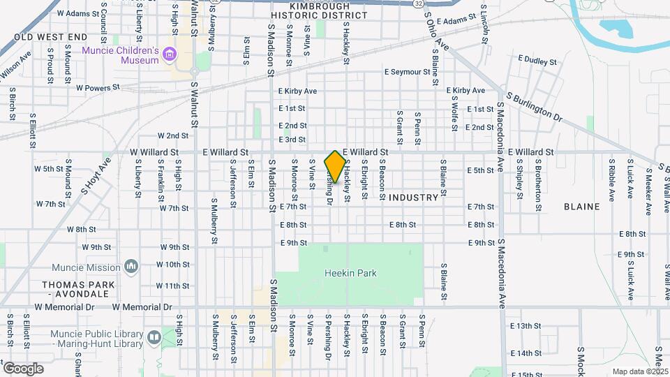 1216 S Pershing Dr Map and Location Details