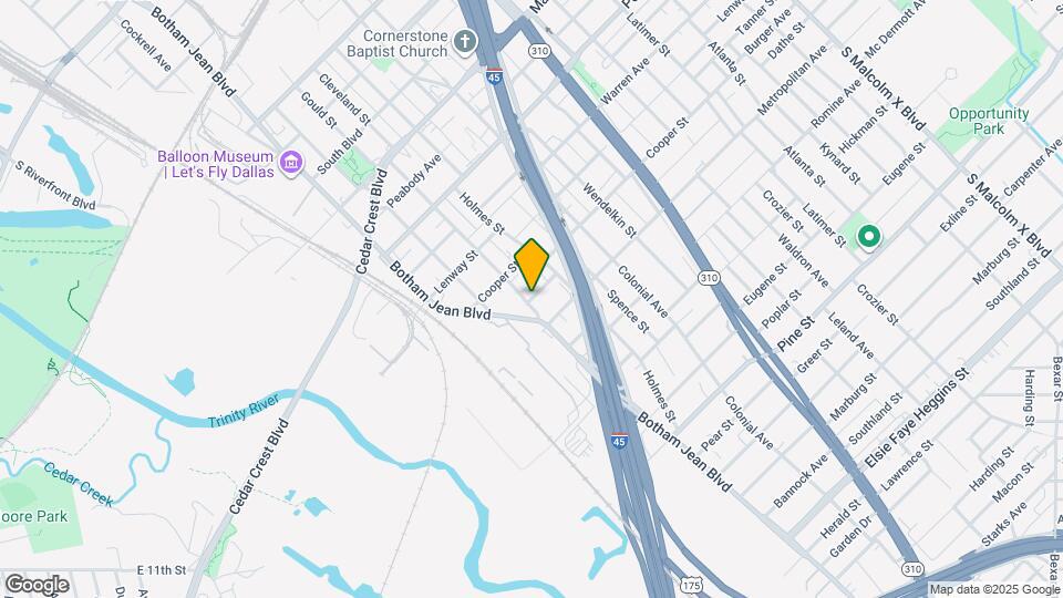 1404 Hamburg St Map and Location Details