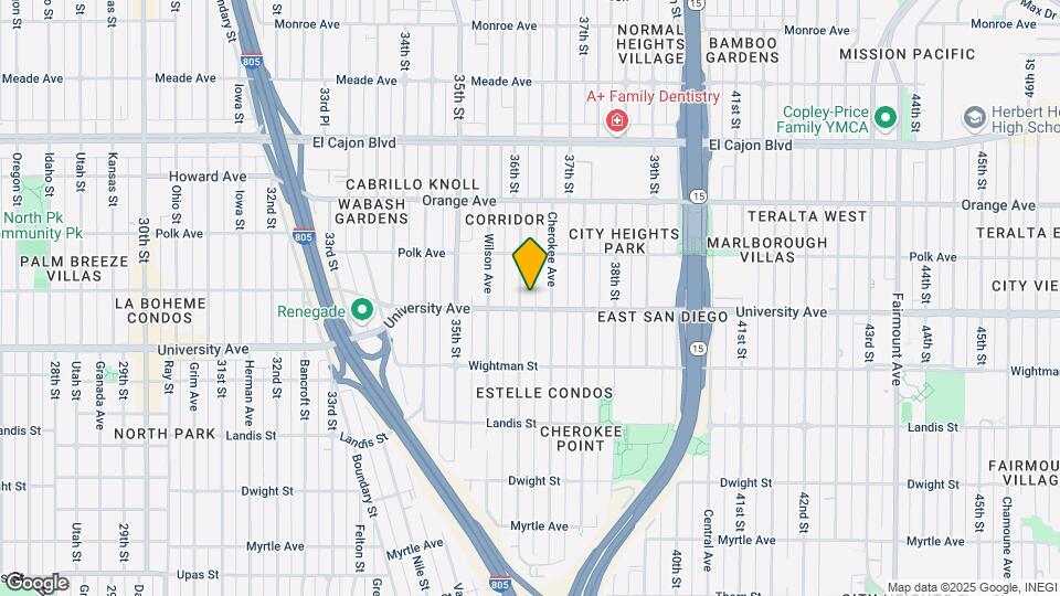 4013-4015 36th St Mapa y Detalles de la Ubicación