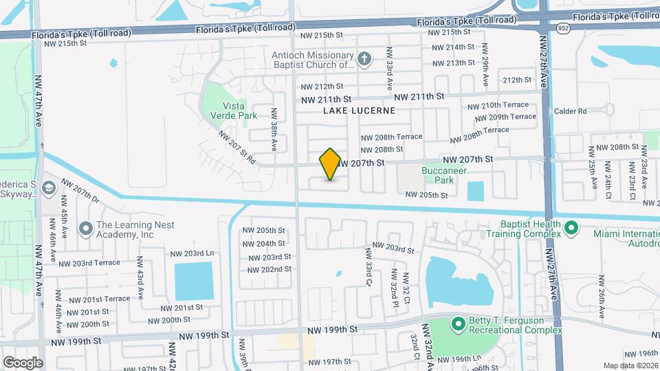 3485 NW 205th St, Unit B Mapa y Detalles de la Ubicación