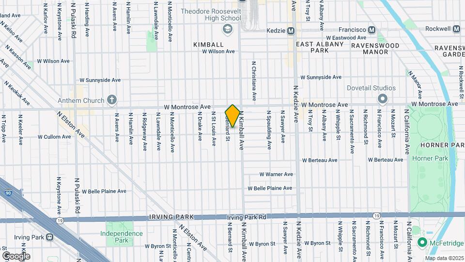 3414-3424 W Cullom Ave Map and Location Details
