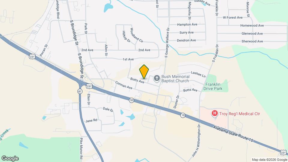 304 Botts Ave Map and Location Details