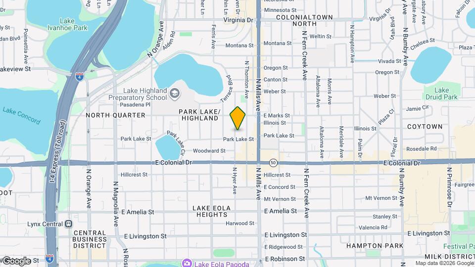 809 N Hyer Ave Map and Location Details