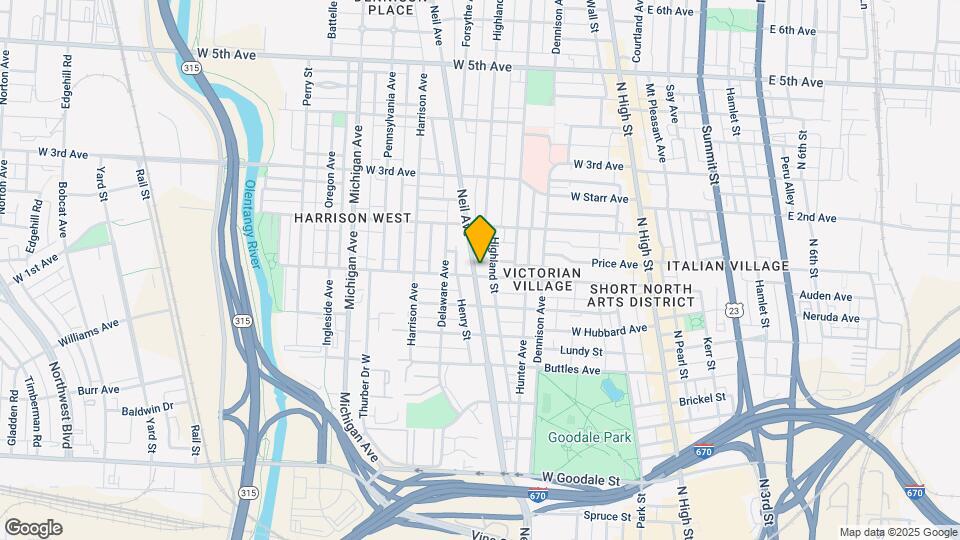 934 1/2 Neil Ave, Unit 934.5 Neil Ave Mapa y Detalles de la Ubicación