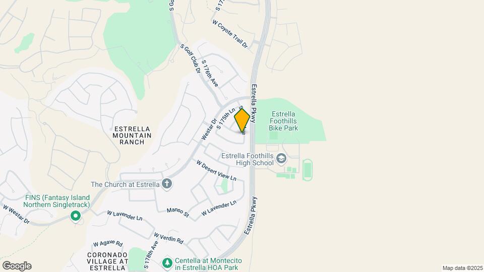 17505 W Ocotillo Ave Map and Location Details