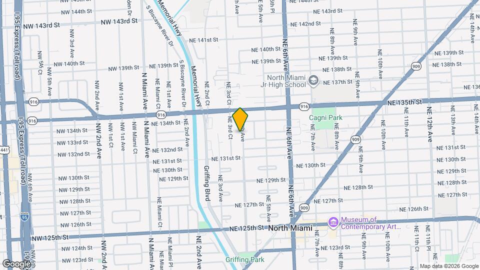 13240 NE 4th Ave Map and Location Details
