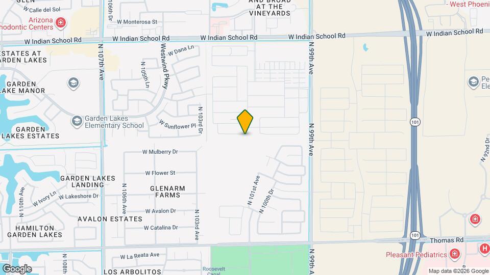 10155 W Crittenden Ln Map and Location Details