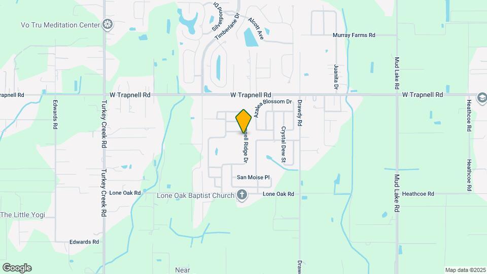 3515 Trapnell Ridge Dr Map and Location Details