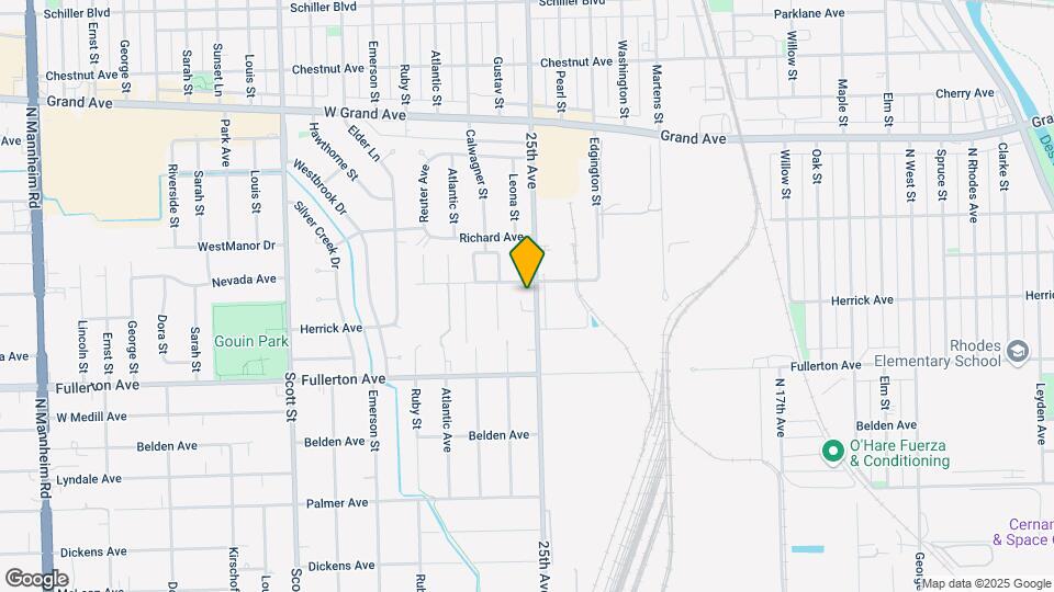 2444 N Rose St Map and Location Details