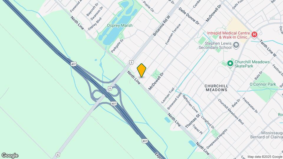 3974 Freeman Terrace Map and Location Details