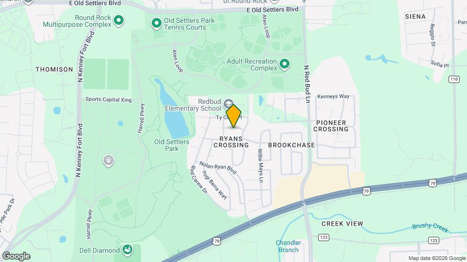 1509 Jackie Robinson Pl Map and Location Details