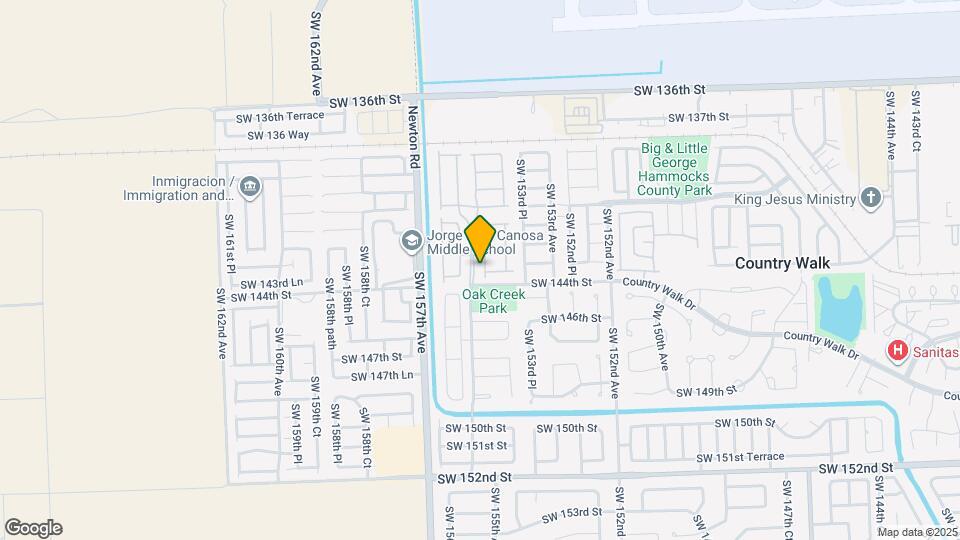 14318 SW 154th Pl Map and Location Details