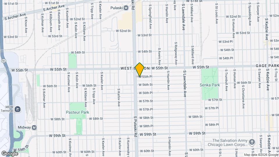 3945 W 55th Pl Map and Location Details