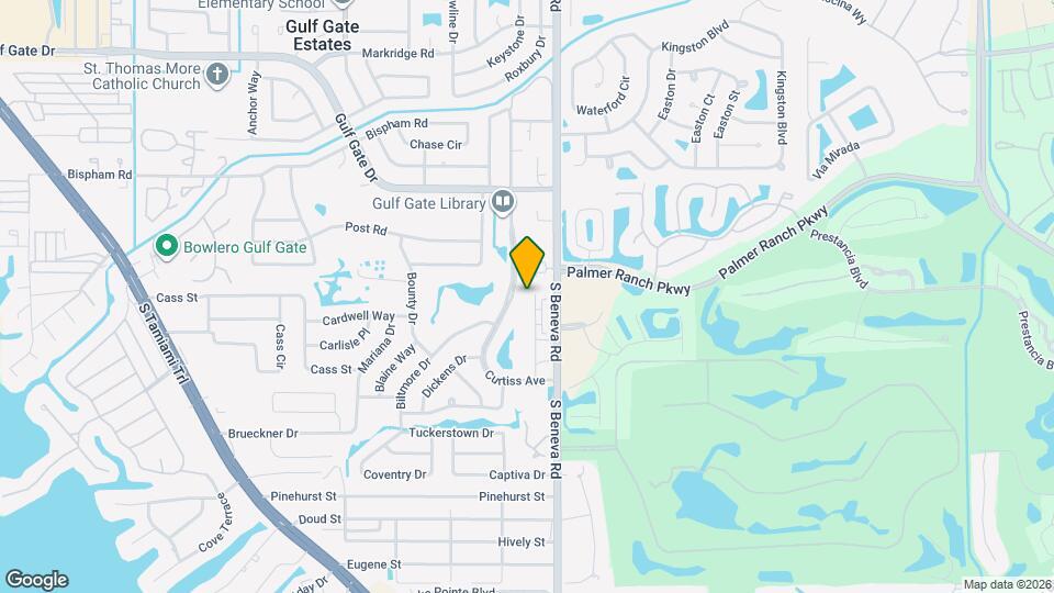 7270 Cloister Dr Map and Location Details