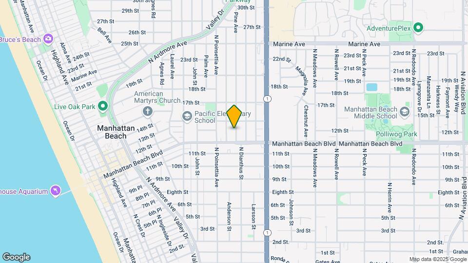 1205 Pine Ave Map and Location Details