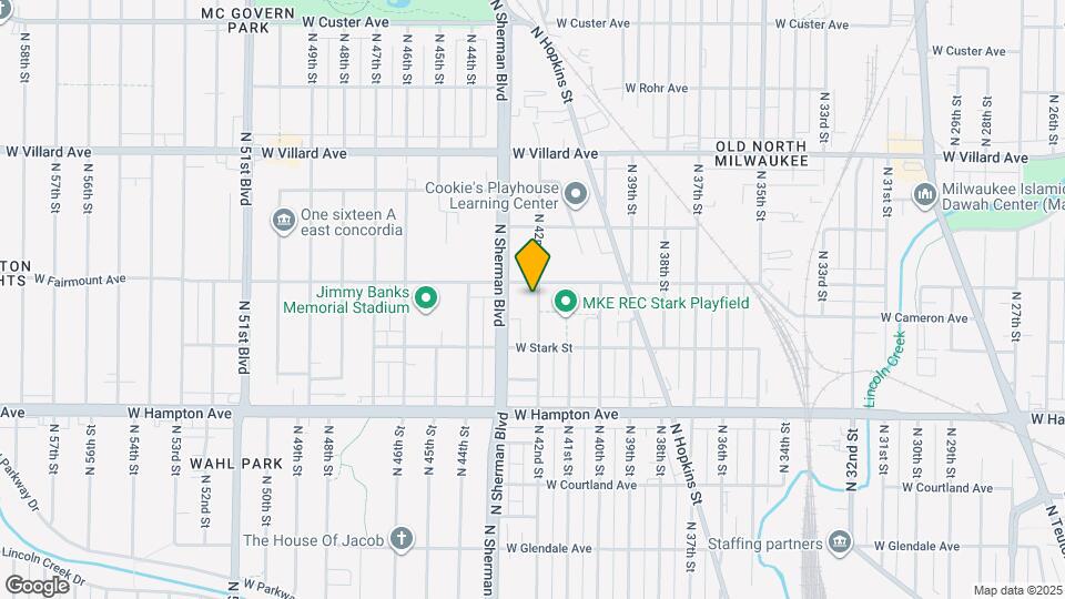 4965 N 42nd St Map and Location Details