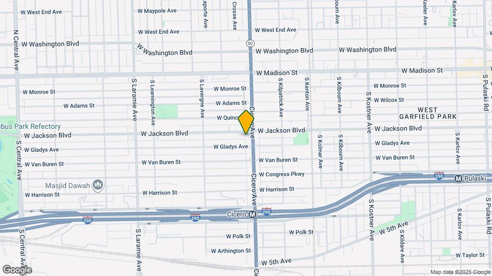 4817 W Jackson Blvd Map and Location Details