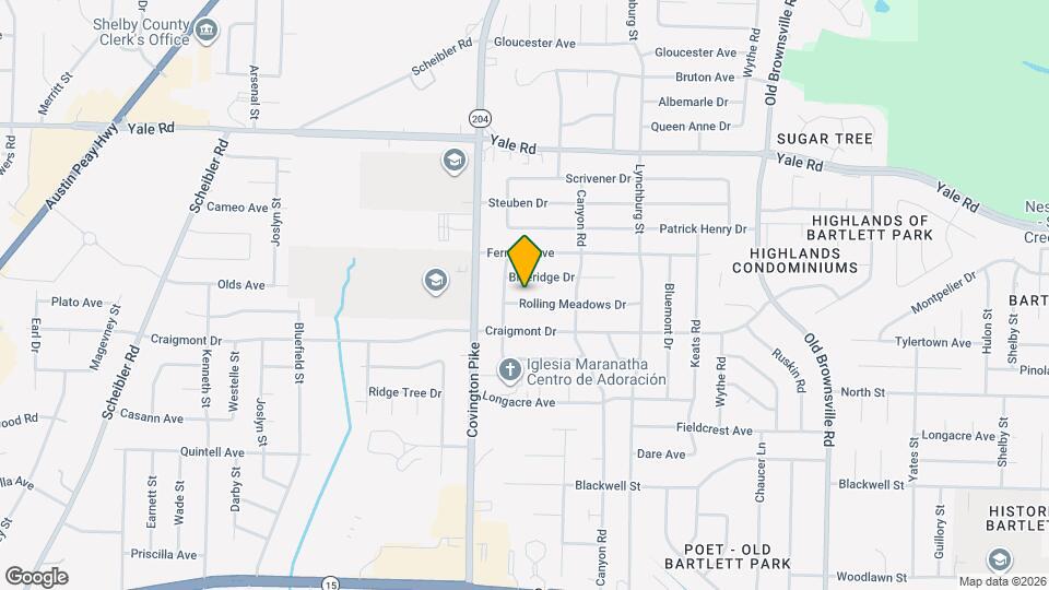 5124 Rolling Meadows Dr Map and Location Details