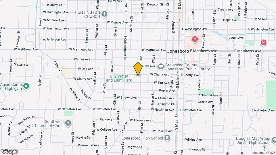 1123 Flint St Map and Location Details