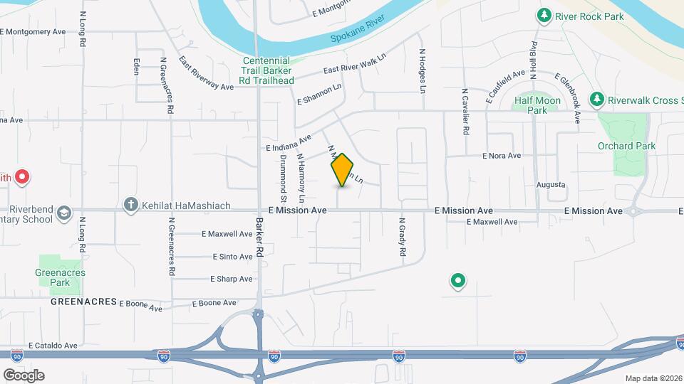 1618 N Potomac River Ln Map and Location Details