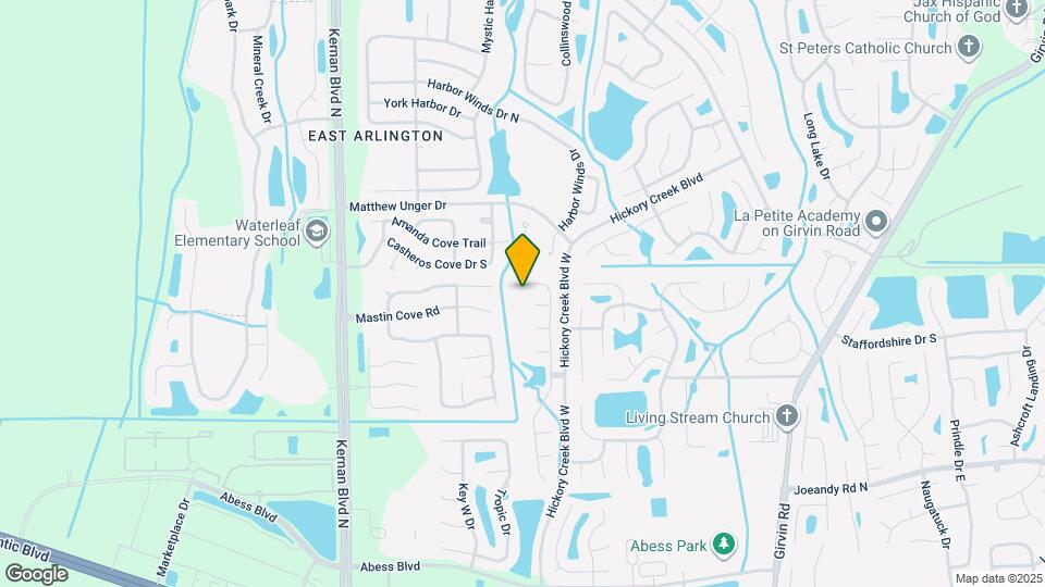 386 Hickory Hollow Dr N Map and Location Details