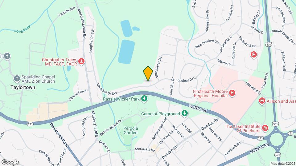 2090 Longleaf Dr W Map and Location Details