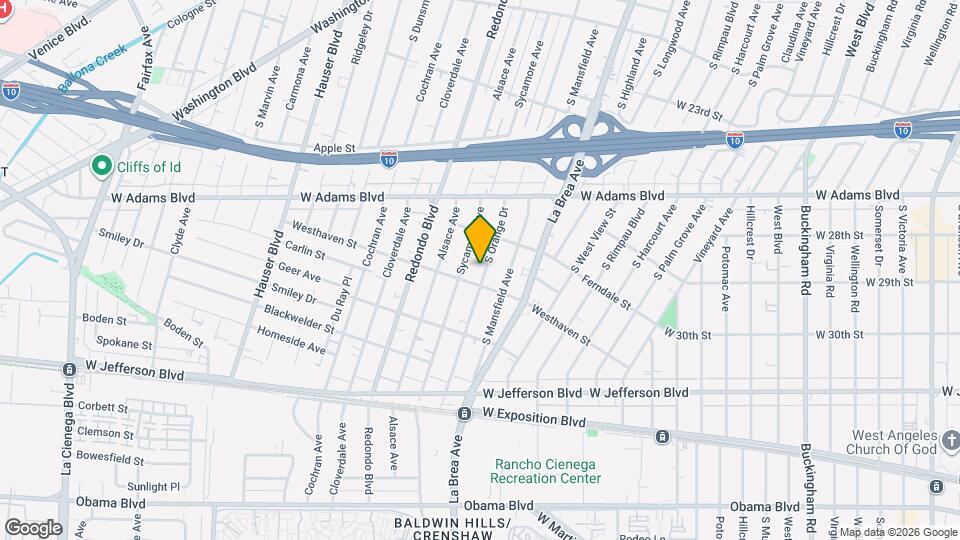 2741 S Orange Dr Map and Location Details