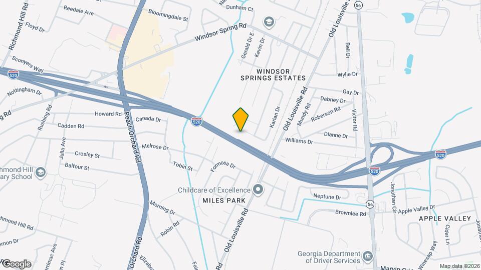 1814 Karian Dr Map and Location Details