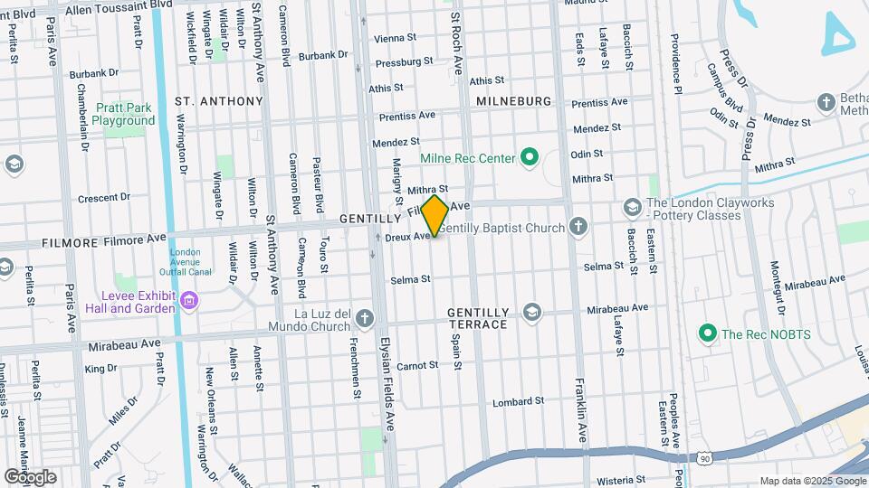 5165 Mandeville St Map and Location Details