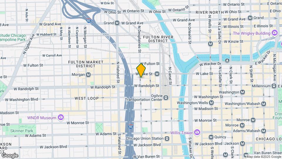 175 N Desplaines St Map and Location Details