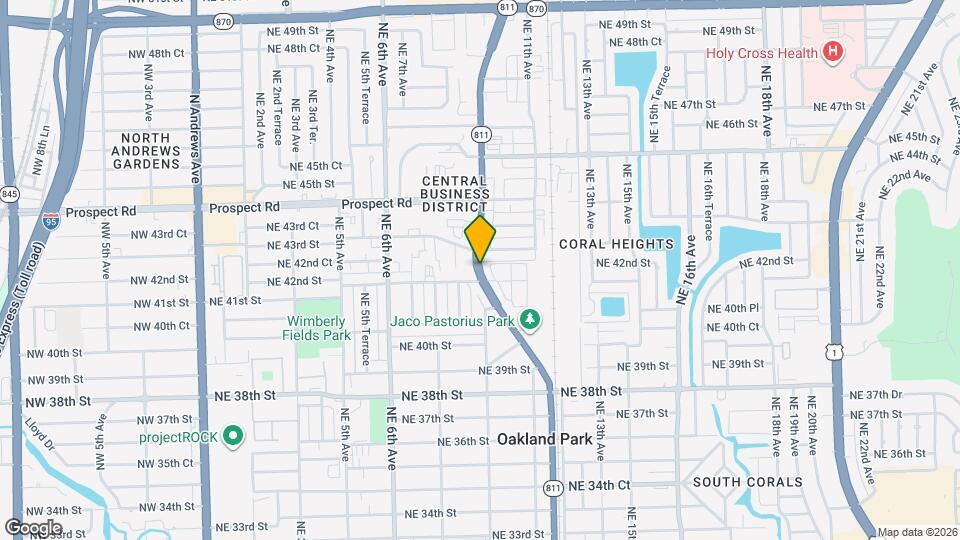 4234 N Dixie Hwy, Unit 122 Mapa y Detalles de la Ubicación