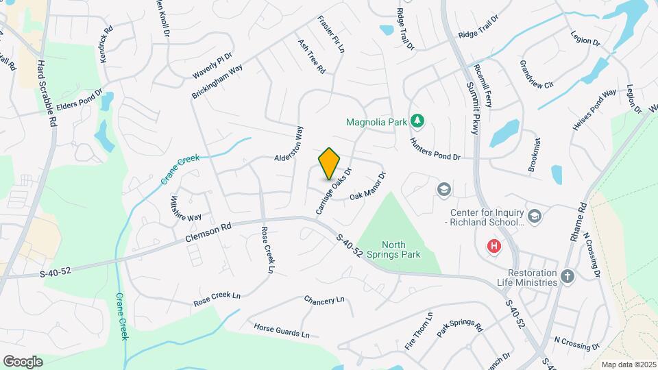 205 Carriage Oaks Dr Map and Location Details