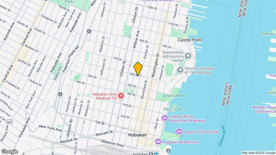 530 Garden St Map and Location Details