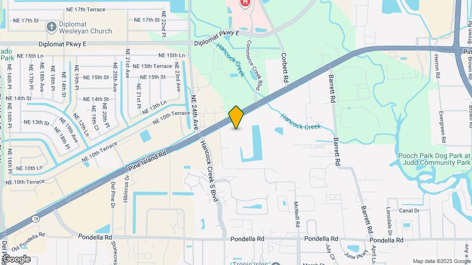 Evergreen Cape Coral Mapa y Detalles de la Ubicación