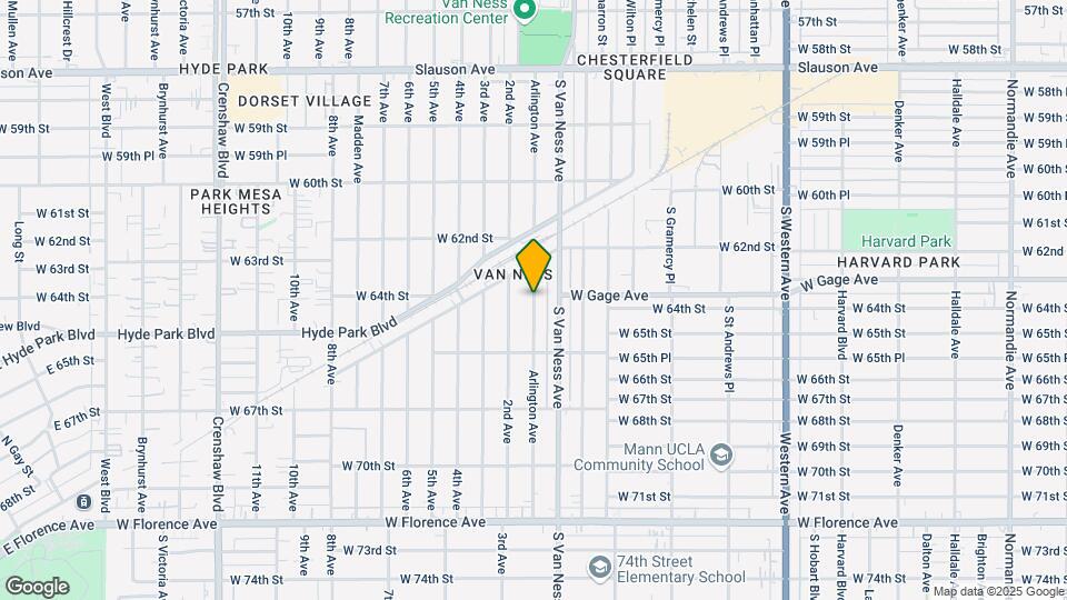 6403 Arlington Ave Map and Location Details